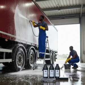 Nettoyage de camion 6 roues