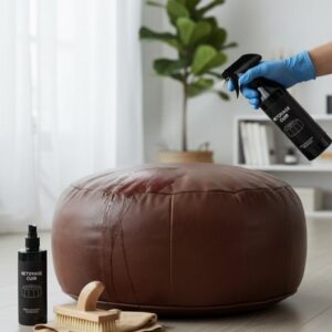 Nettoyage de pouf (cuir)