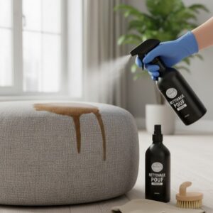 Nettoyage de pouf tissus