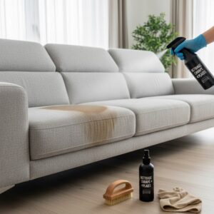 Nettoyage canapé d'angle 4 places (tissus)